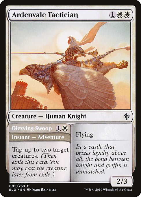 Ardenvale Tactician // Dizzying Swoop - Throne of Eldraine Common Card
