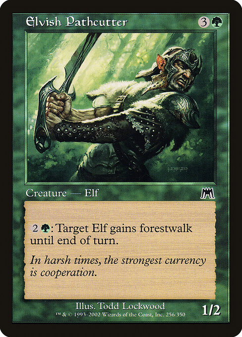 Elvish Pathcutter - Onslaught Common Card