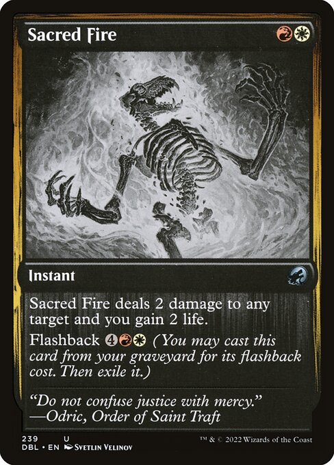 Sacred Fire - Innistrad: Double Feature Uncommon Card