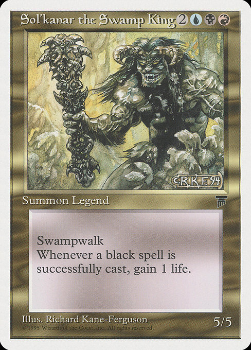 Sol'kanar the Swamp King - Chronicles Rare Card