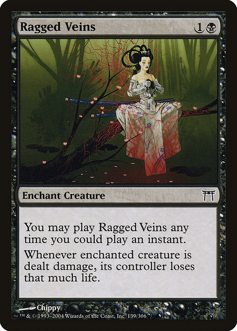 Ragged Veins - Champions of Kamigawa Common Card