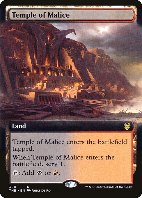 Temple of Malice - Theros Beyond Death Rare Card