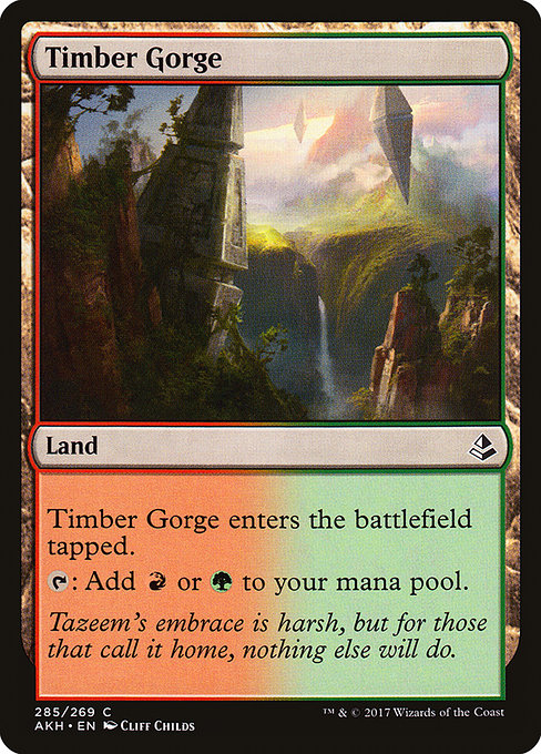 Timber Gorge - Amonkhet Common Card