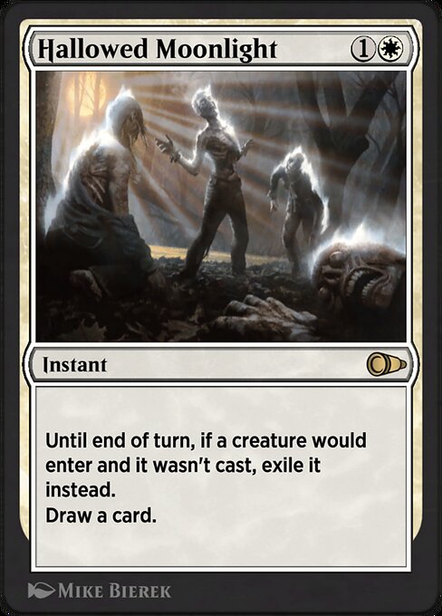 Hallowed Moonlight - Pioneer Masters Rare Card