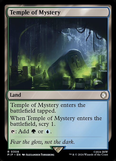 Temple of Mystery - Fallout Rare Card