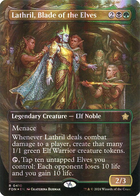 Lathril, Blade of the Elves - Foundations Rare Card