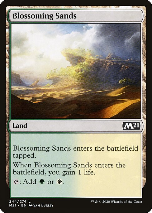 Blossoming Sands - Core Set 2021 Common Card