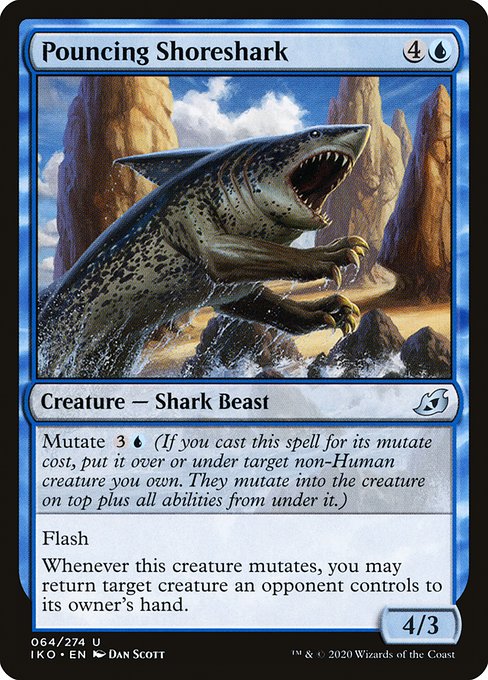 Pouncing Shoreshark - Ikoria: Lair of Behemoths Uncommon Card