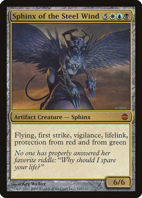 Sphinx of the Steel Wind - Alara Reborn Mythic Card