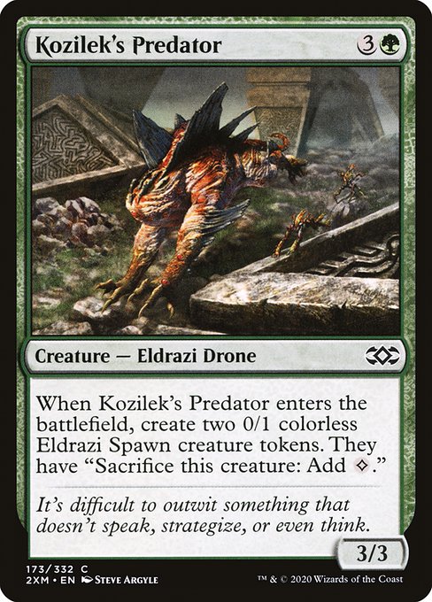 Kozilek's Predator - Double Masters Common Card