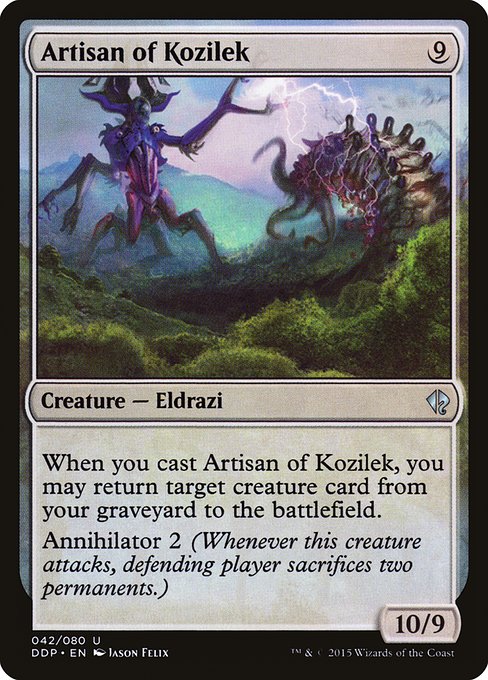Artisan of Kozilek - Duel Decks: Zendikar vs. Eldrazi Uncommon Card