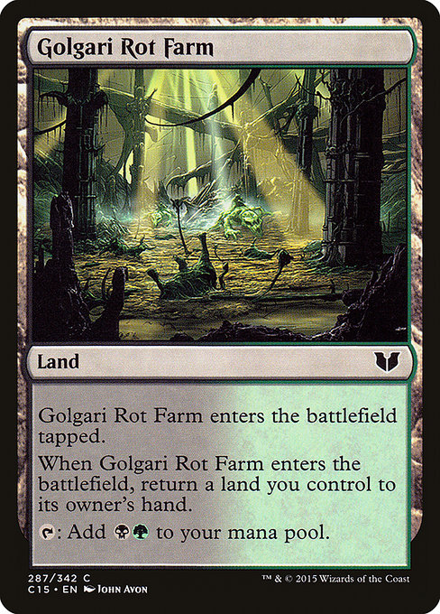 Golgari Rot Farm - Commander 2015 Common Card