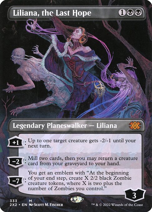 Liliana, the Last Hope - Double Masters 2022 Mythic Card