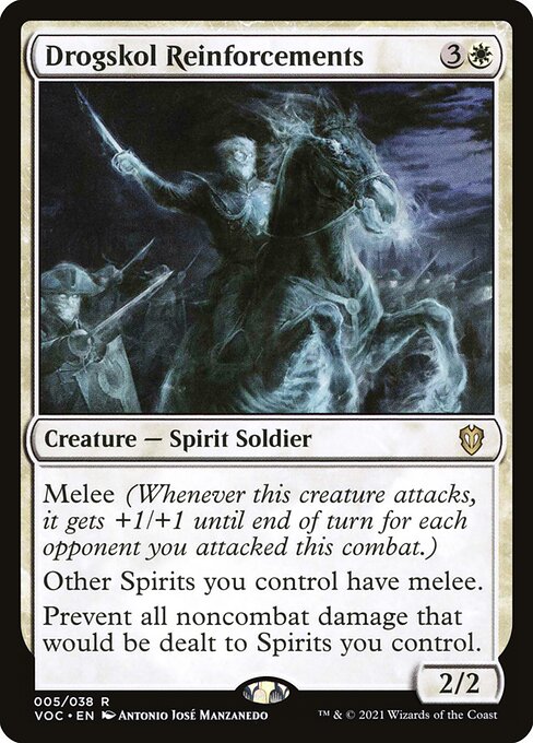 Drogskol Reinforcements - Crimson Vow Commander Rare Card