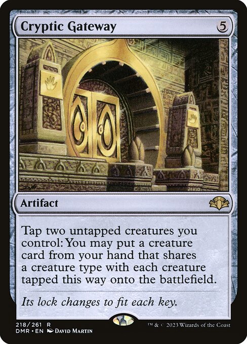 Cryptic Gateway - Dominaria Remastered Rare Card