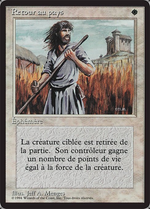 Swords to Plowshares - Foreign Black Border Uncommon Card
