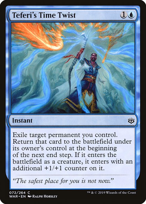Teferi's Time Twist - War of the Spark Common Card