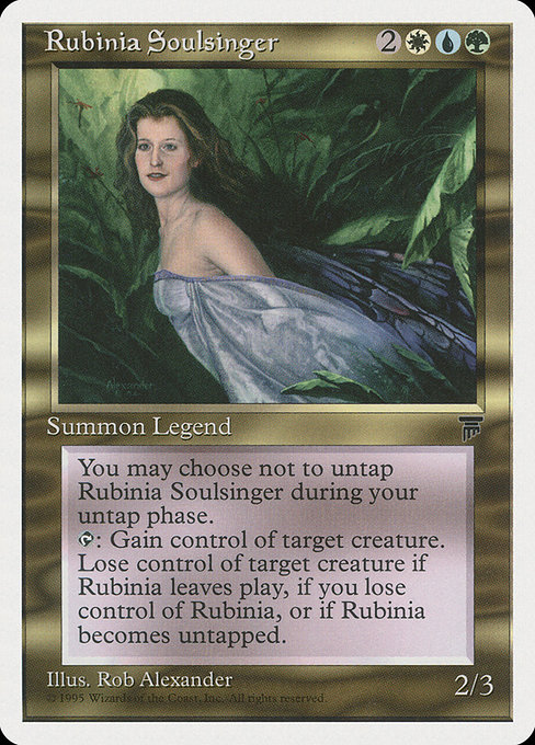 Rubinia Soulsinger - Chronicles Rare Card