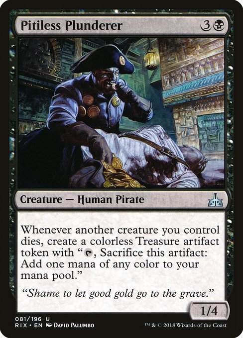 Pitiless Plunderer - Rivals of Ixalan Uncommon Card