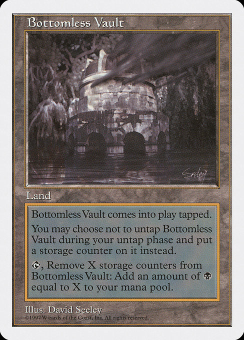 Bottomless Vault - Fifth Edition Rare Card