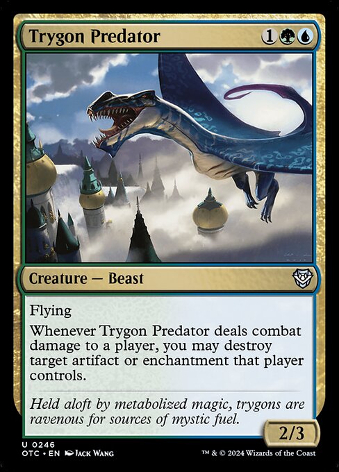 Trygon Predator - Outlaws of Thunder Junction Commander Uncommon Card