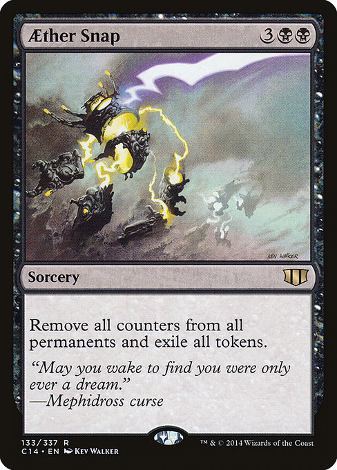 Aether Snap - Commander 2014 Rare Card