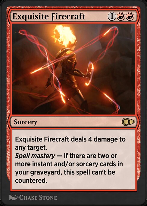 Exquisite Firecraft - Pioneer Masters Rare Card
