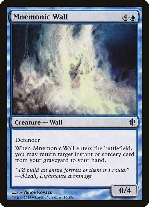 Mnemonic Wall - Commander 2013 Common Card