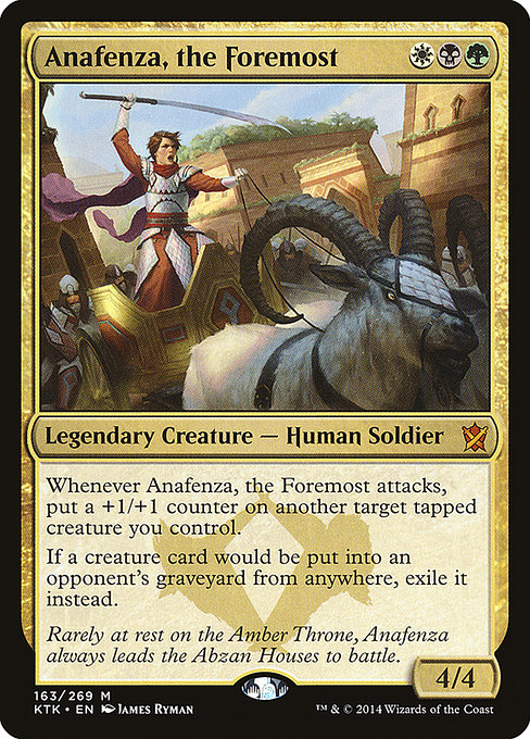 Anafenza, the Foremost - Khans of Tarkir Mythic Card
