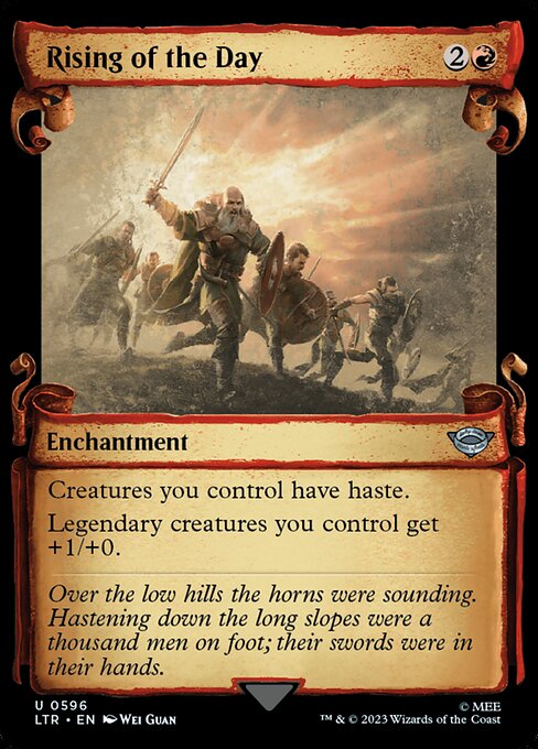 Rising of the Day - The Lord of the Rings: Tales of Middle-earth Uncommon Card
