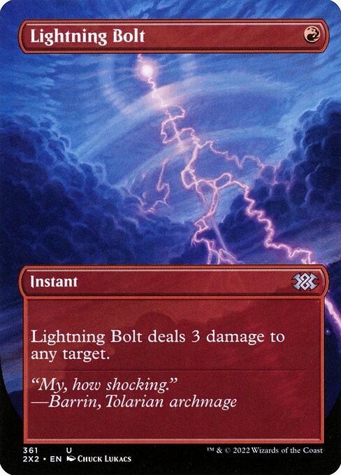 Lightning Bolt - Double Masters 2022 Uncommon Card