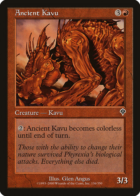 Ancient Kavu - Invasion Common Card