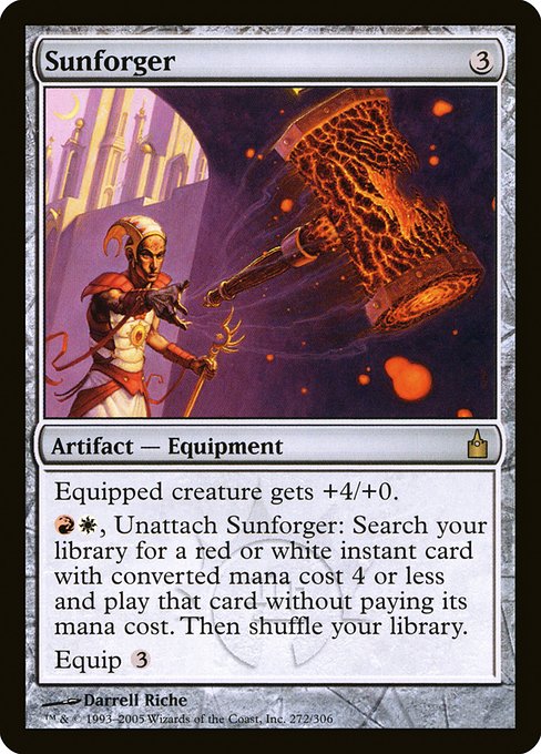 Sunforger - Ravnica: City of Guilds Rare Card