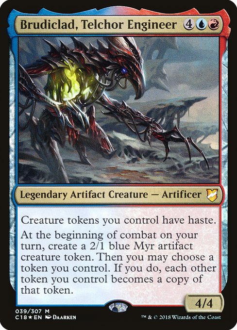 Brudiclad, Telchor Engineer - Commander 2018 Mythic Card