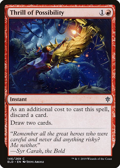 Thrill of Possibility - Throne of Eldraine Common Card