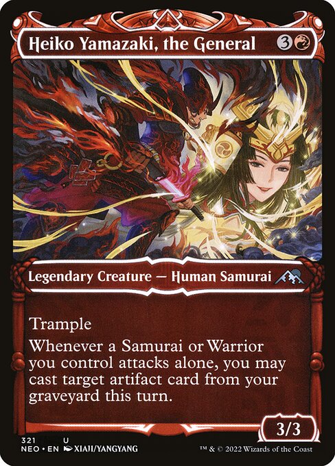 Heiko Yamazaki, the General - Kamigawa: Neon Dynasty Uncommon Card