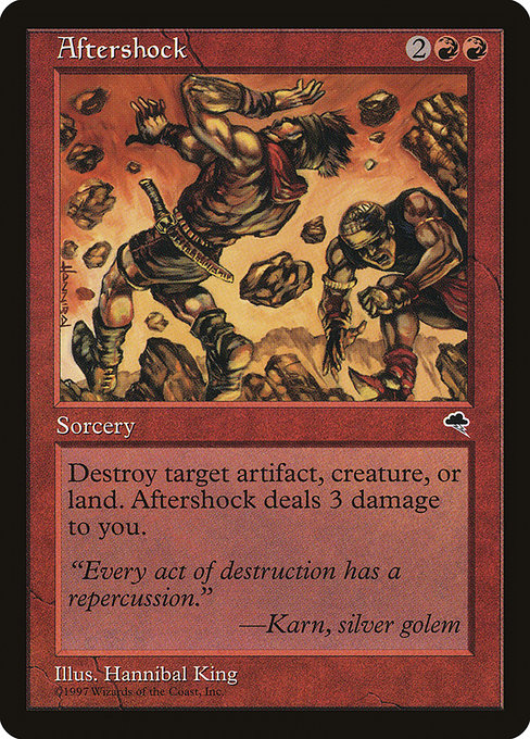 Aftershock - Tempest Common Card