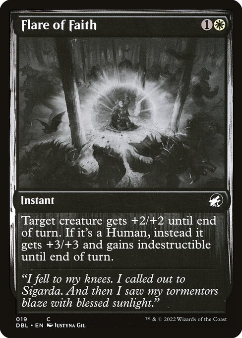 Flare of Faith - Innistrad: Double Feature Common Card