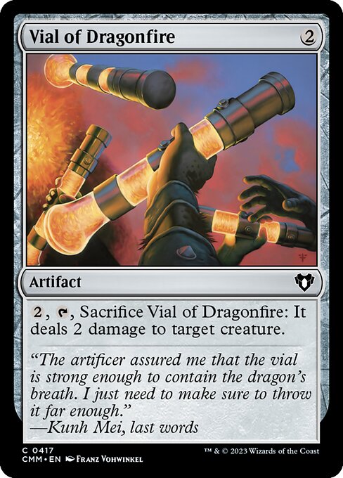 Vial of Dragonfire - Commander Masters Common Card