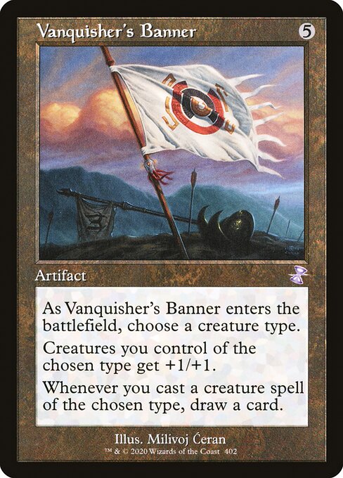 Vanquisher's Banner - Time Spiral Remastered Special Card