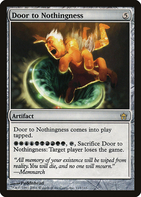 Door to Nothingness - Fifth Dawn Rare Card