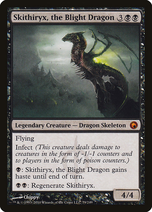 Skithiryx, the Blight Dragon - Scars of Mirrodin Mythic Card