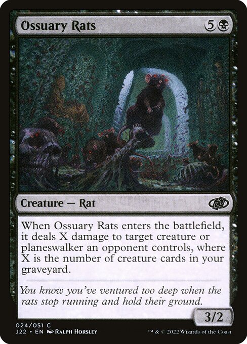 Ossuary Rats - Jumpstart 2022 Common Card