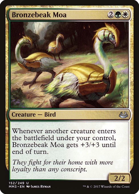 Bronzebeak Moa - Modern Masters 2017 Uncommon Card