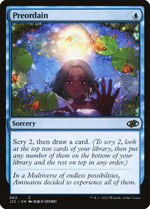 Preordain - Jumpstart 2022 Common Card