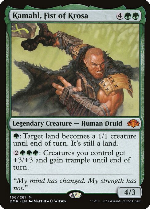 Kamahl, Fist of Krosa - Dominaria Remastered Mythic Card