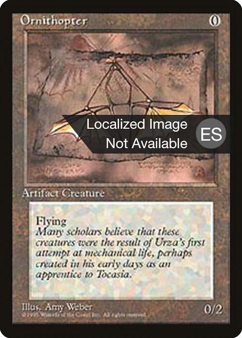 Ornithopter - Fourth Edition Foreign Black Border Uncommon Card