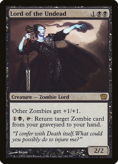 Lord of the Undead - Ninth Edition Rare Card