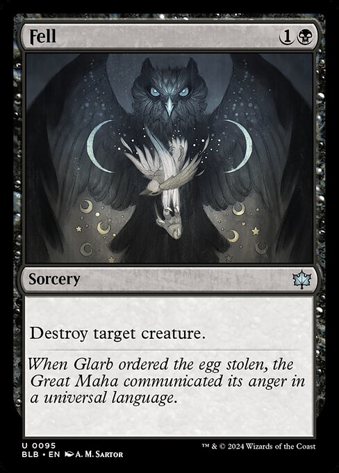 Fell - Bloomburrow Uncommon Card