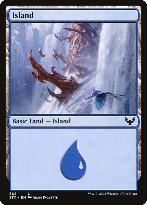 Island - Strixhaven: School of Mages Common Card